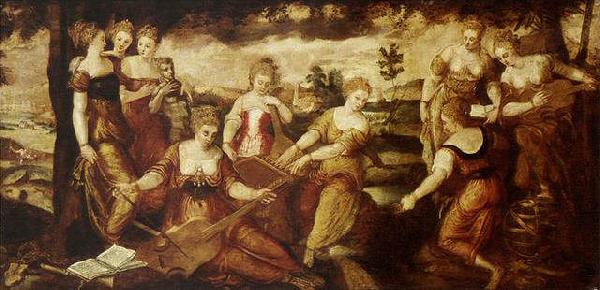 Lodewyck Toeput The Nine Muses Sweden oil painting art